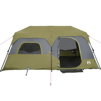 Tenda da Campeggio 9 Persone Verde 441x288x217 cm 94298