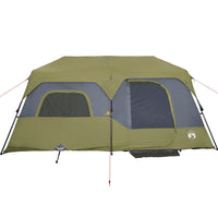 Tenda da Campeggio 9 Persone Verde 441x288x217 cm 94298