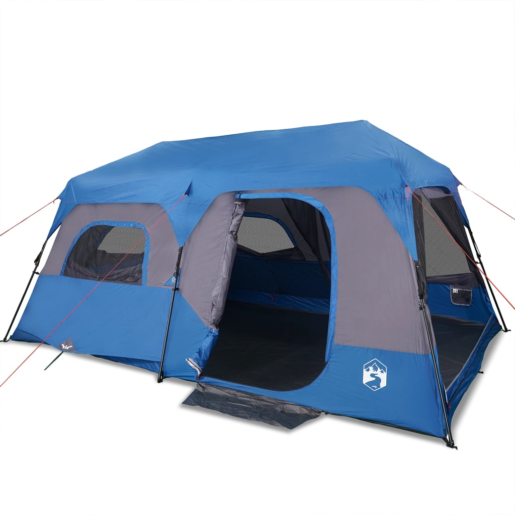 Tenda da Campeggio 9 Persone Blu 441x288x217 cm 94299