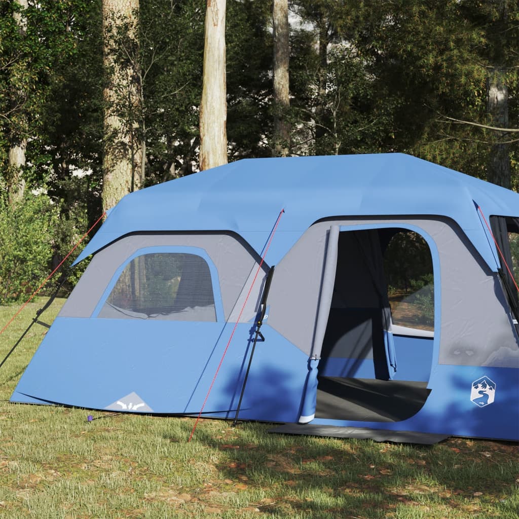 Tenda da Campeggio 9 Persone Blu 441x288x217 cm 94299