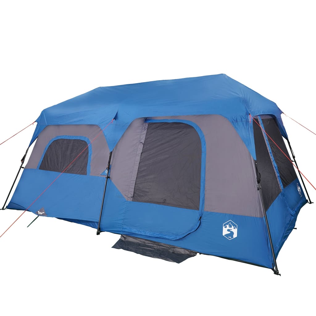 Tenda da Campeggio 9 Persone Blu 441x288x217 cm 94299