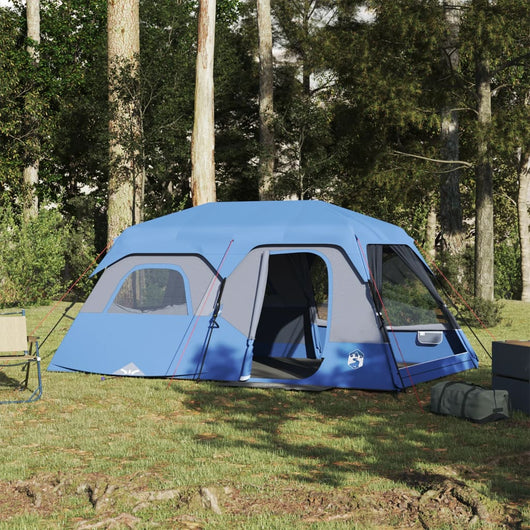 Tenda da Campeggio 9 Persone Blu 441x288x217 cm 94299