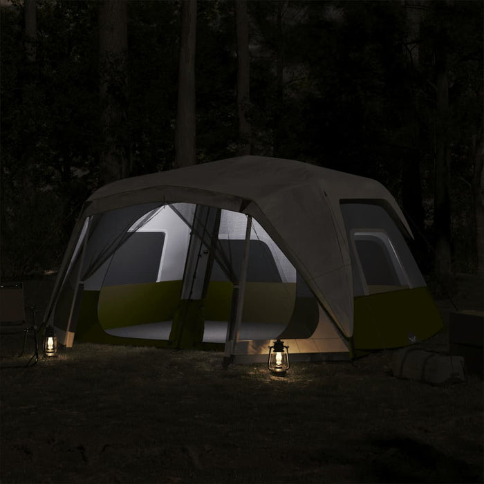 Tenda da Campeggio con LED Verde 443x437x229 cm 94301