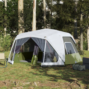 Tenda da Campeggio con LED Verde 443x437x229 cm 94301