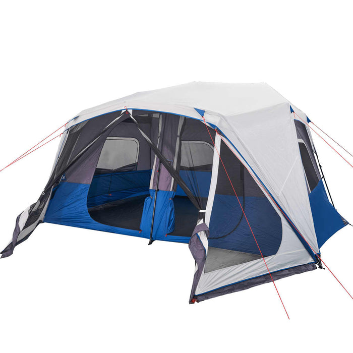 Tenda da Campeggio con LED Azzurra 443x437x229 cm 94302