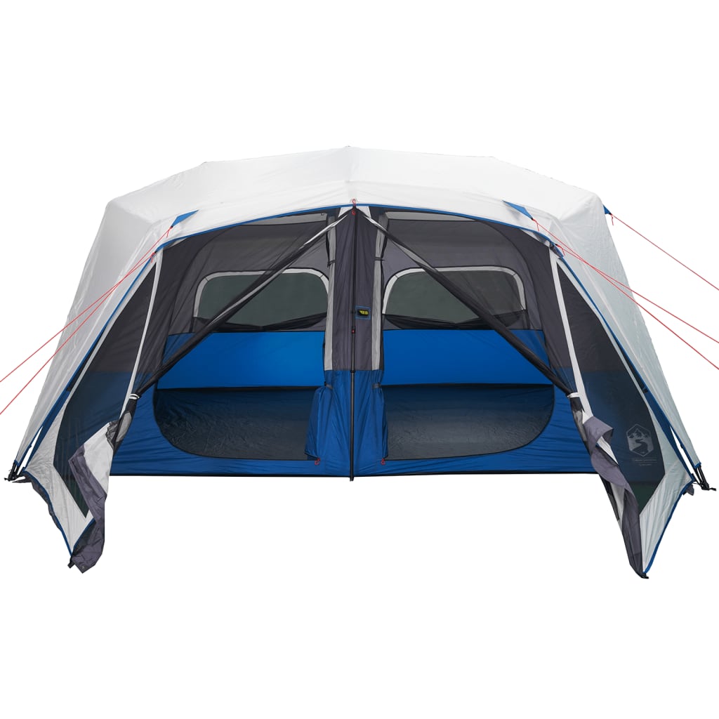 Tenda da Campeggio con LED Azzurra 443x437x229 cm 94302