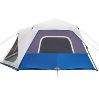 Tenda da Campeggio con LED Azzurra 443x437x229 cm 94302