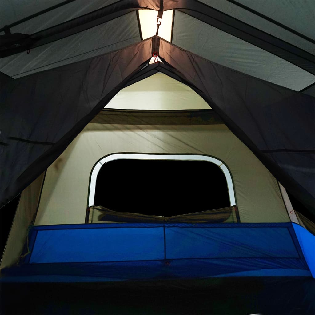 Tenda da Campeggio con LED Azzurra 443x437x229 cm 94302