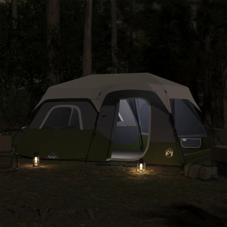 Tenda da Campeggio con LED Verde 441x288x217 cm 94310