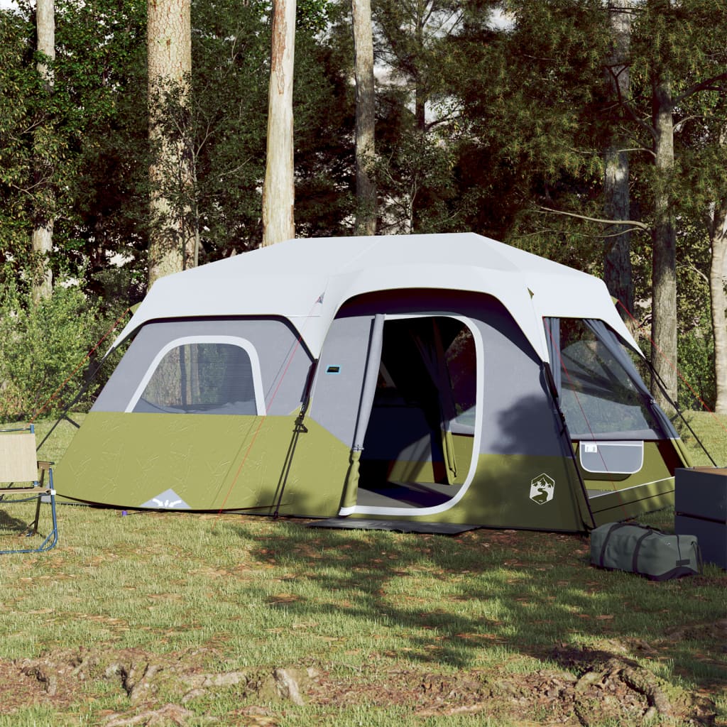 Tenda da Campeggio con LED Verde 441x288x217 cm 94310