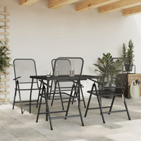 Set da Pranzo da Giardino 5pz Antracite in Rete Metallicacod mxl 83717