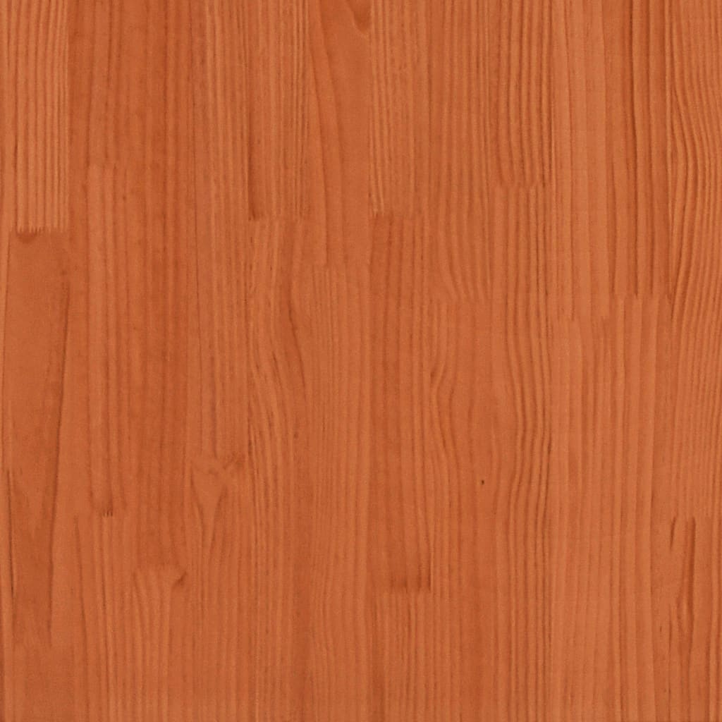 Dormeuse Marrone Cera 75x190 cm in Legno Massello di Pino 844480