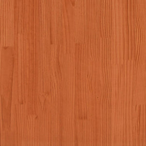 Dormeuse Marrone Cera 75x190 cm in Legno Massello di Pino 844480