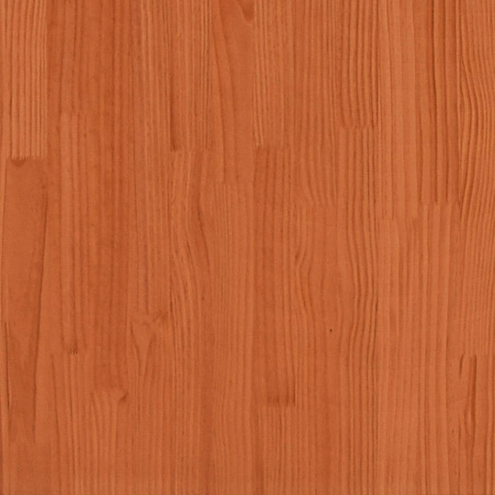 Dormeuse Marrone Cera 75x190 cm in Legno Massello di Pino 844480