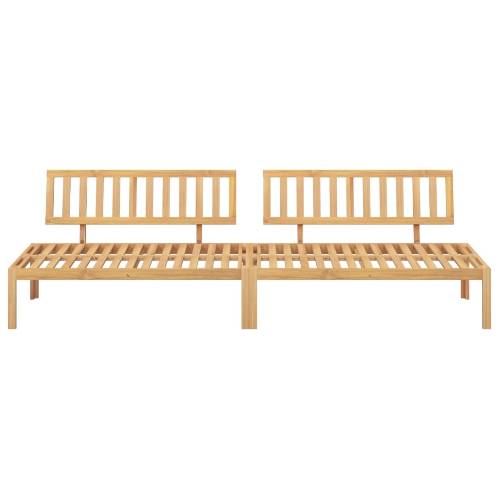 Divani Centrali da Giardino Pallet 2pz Legno Massello di Acacia 3209307