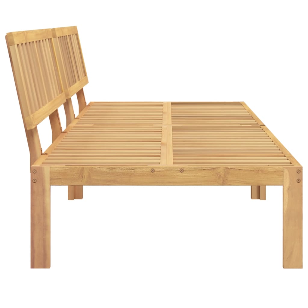 Divani Centrali da Giardino Pallet 2pz Legno Massello di Acacia 3209307