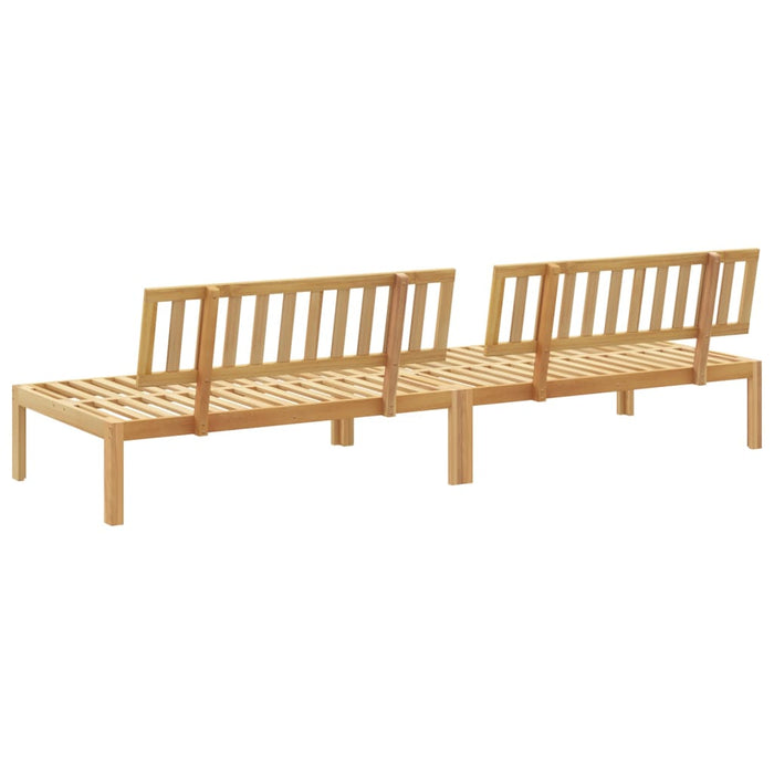 Divani Centrali da Giardino Pallet 2pz Legno Massello di Acacia 3209307