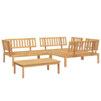 Set Divano Pallet da Giardino 4 pz in Legno Massello di Acacia 3209308