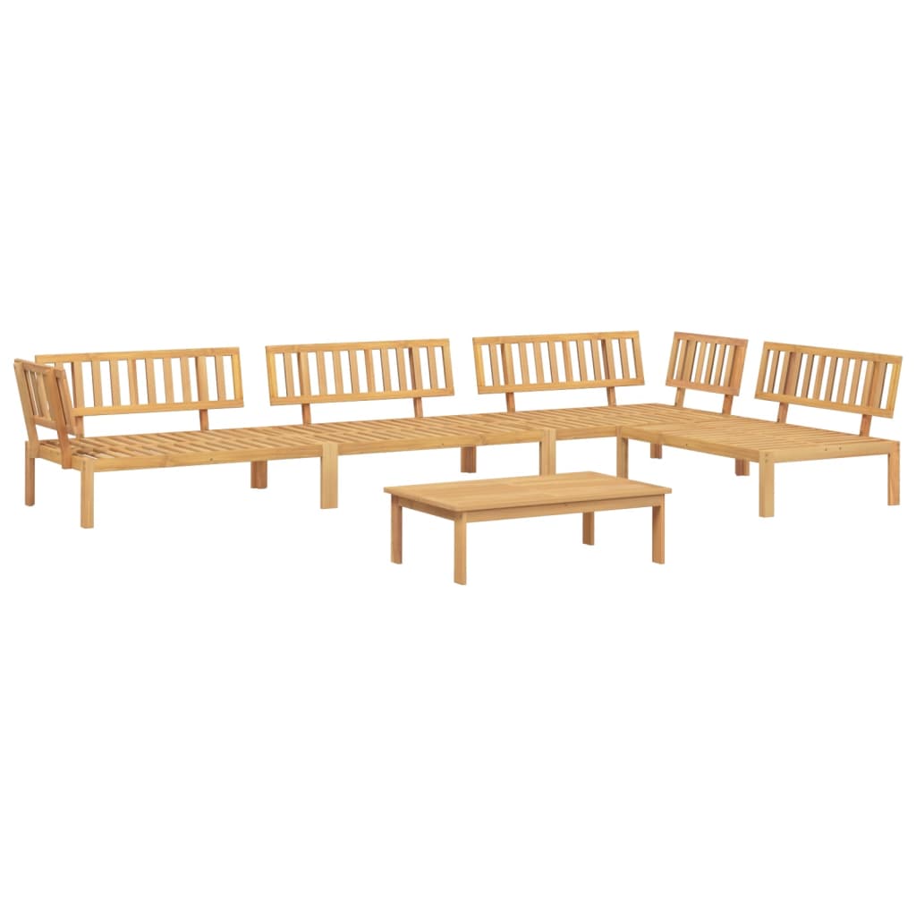 Set Divano Pallet da Giardino 5 pz in Legno Massello di Acacia 3209312