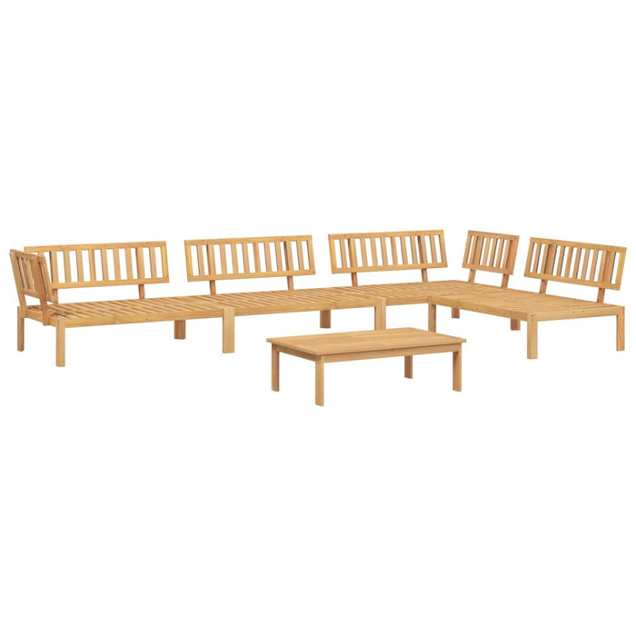 Set Divano Pallet da Giardino 5 pz in Legno Massello di Acacia 3209312