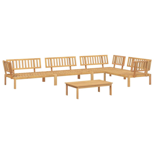 Set Divano Pallet da Giardino 5 pz in Legno Massello di Acacia 3209316