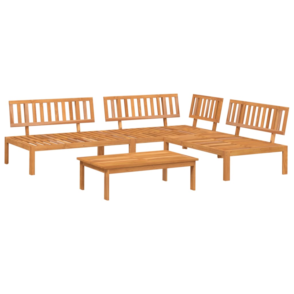 Set Divano Pallet da Giardino 4 pz in Legno Massello di Acacia 3209429