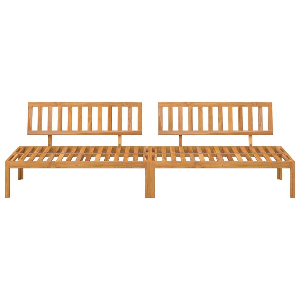 Divani Centrali da Giardino Pallet 2pz Legno Massello di Acacia 3209433