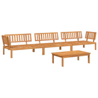 Set Divano Pallet da Giardino 4 pz in Legno Massello di Acacia 3209435