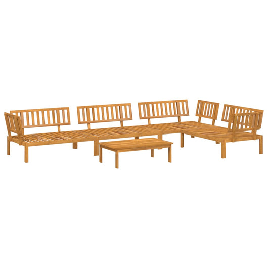 Set Divano Pallet da Giardino 5 pz in Legno Massello di Acacia 3209442