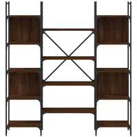 Libreria Rovere Marrone 155,5x24x166,5 cm in Legno Multistrato 838862