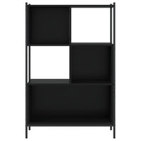 Libreria Nera 72x28x109 cm in Legno Multistrato 838883