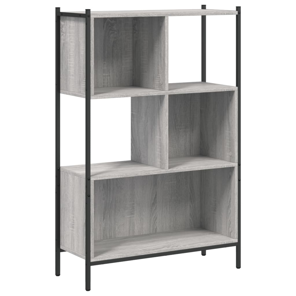 Libreria Grigio Sonoma 72x28x109 cm in Legno Multistrato 838886