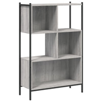 Libreria Grigio Sonoma 72x28x109 cm in Legno Multistrato 838886