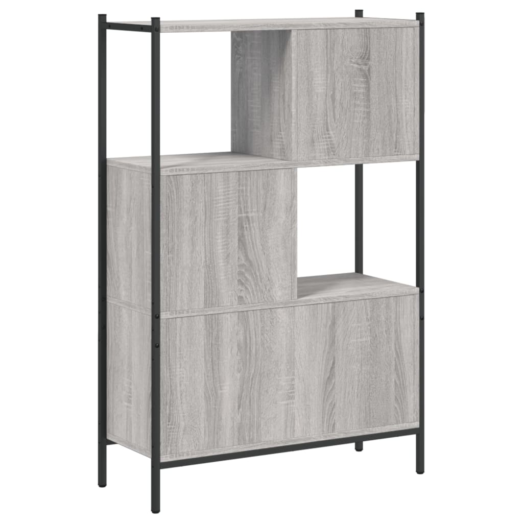 Libreria Grigio Sonoma 72x28x109 cm in Legno Multistrato 838886