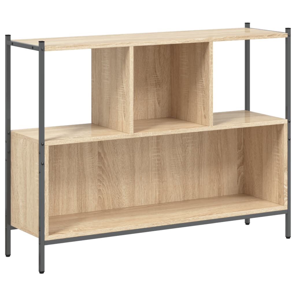 Libreria Rovere Sonoma 102x28x77,5 cm in Legno Multistratocod mxl 133973