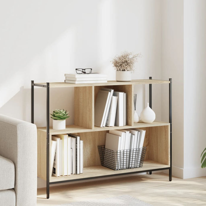 Libreria Rovere Sonoma 102x28x77,5 cm in Legno Multistratocod mxl 133973