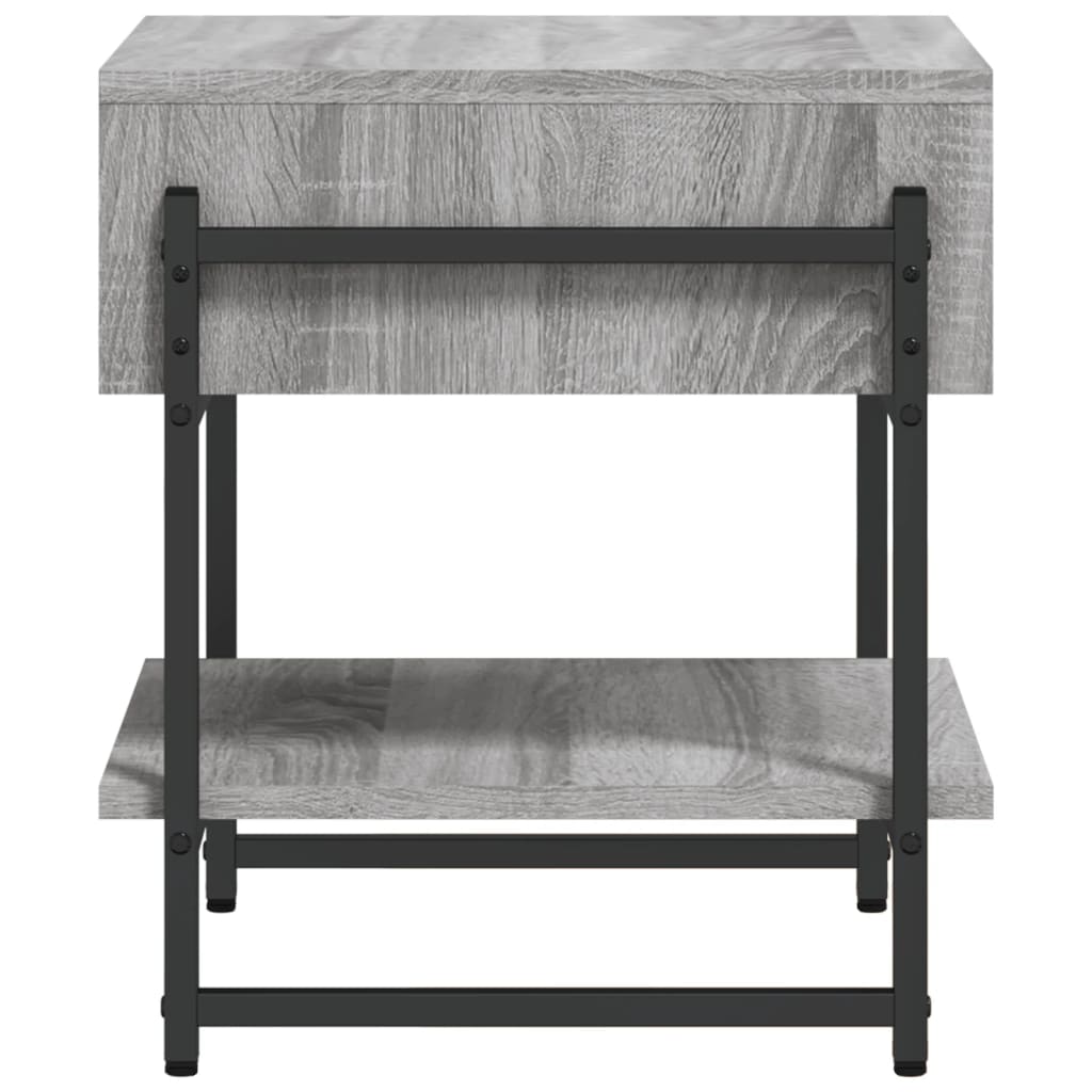 Tavolino da Salotto Grigio Sonoma 40x40x45 cm Legno Multistrato 838966