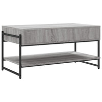 Tavolino da Salotto Grigio Sonoma 90x50x45 cm Legno Multistrato 838971