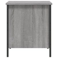 Panca Portaoggetti Grigio Sonoma 40x42,5x50cm Legno Multistrato 839011