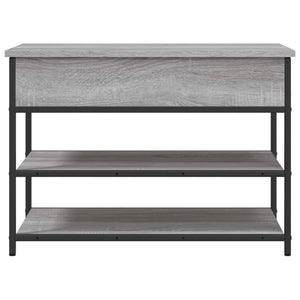 Panca Porta Scarpe Grigio Sonoma 70x42,5x50cm Legno Multistrato 839031