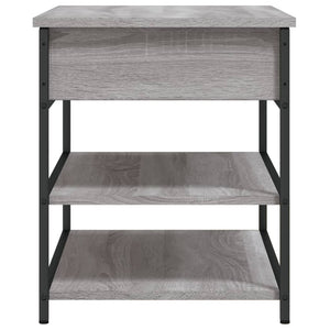 Panca Porta Scarpe Grigio Sonoma 70x42,5x50cm Legno Multistrato 839031