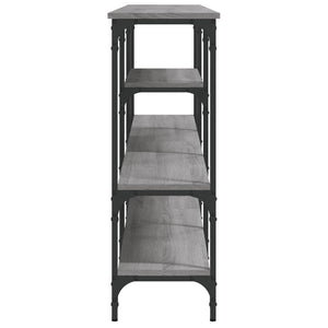 Tavolo Consolle Grigio Sonoma 160x29x80 cm in Legno Multistrato 839066