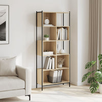 Libreria Rovere Sonoma 72x28x172 cm in Legno Multistratocod mxl 86329