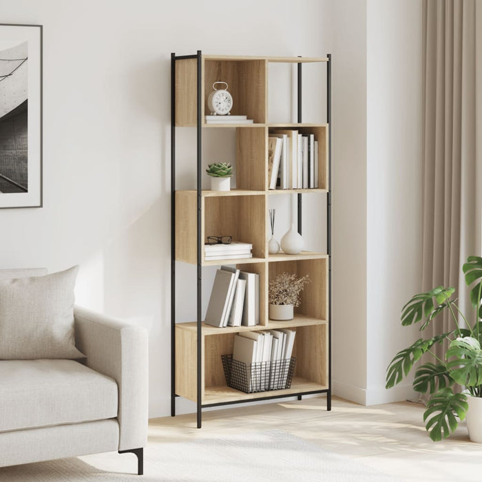 Libreria Rovere Sonoma 72x28x172 cm in Legno Multistratocod mxl 86329