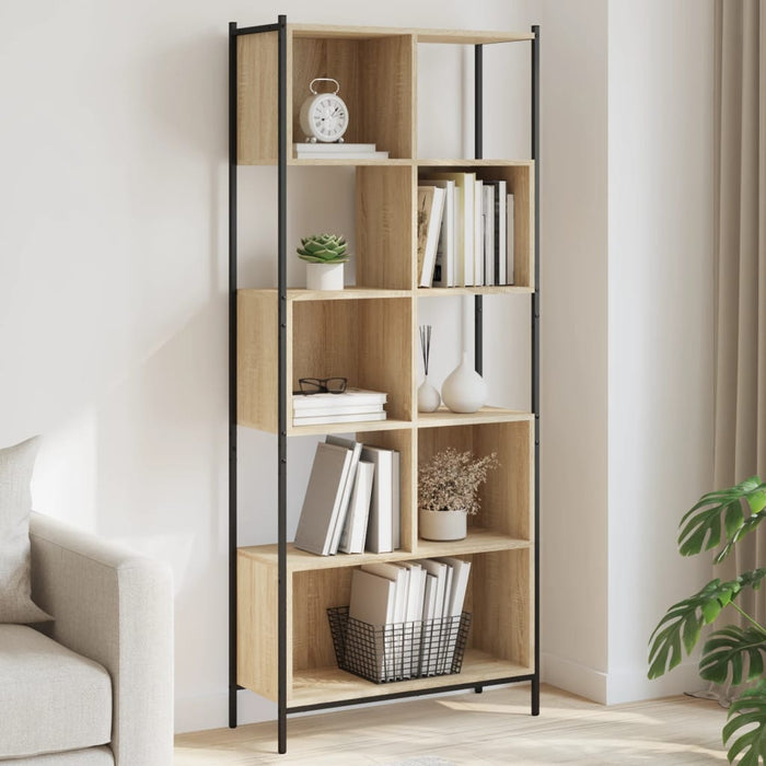 Libreria Rovere Sonoma 72x28x172 cm in Legno Multistratocod mxl 86329