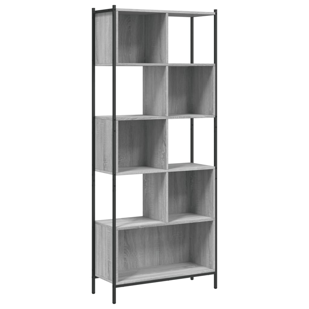 Libreria Grigio Sonoma 72x28x172 cm in Legno Multistratocod mxl 134325