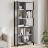 Libreria Grigio Sonoma 72x28x172 cm in Legno Multistratocod mxl 134325