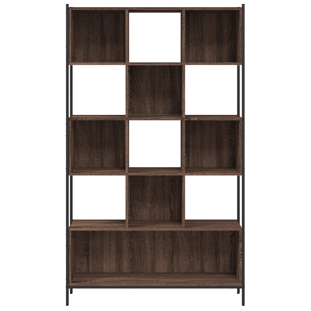 Libreria Rovere Marrone 102x28x172 cm in Legno Multistrato 3213661