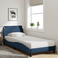 Letto con Materasso Blu 80x200 cm in Tessuto 3208290