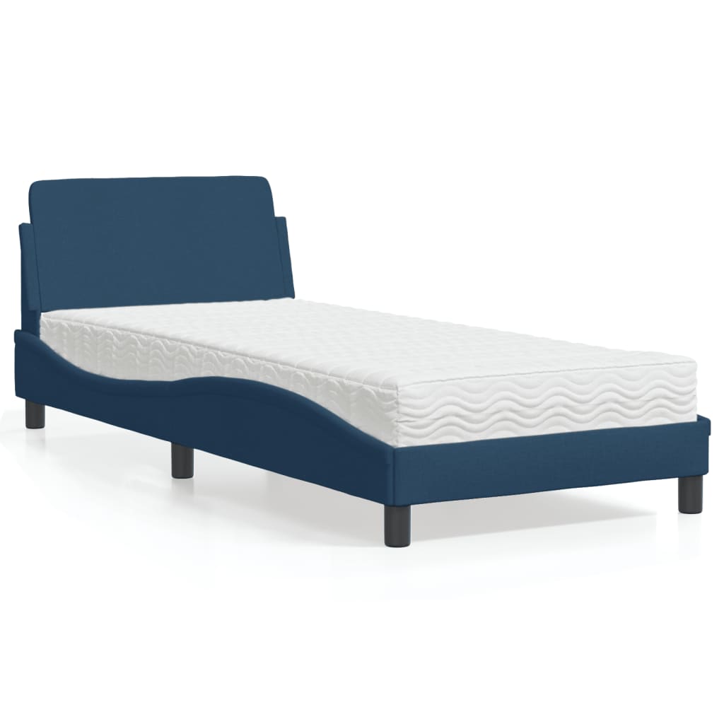 Letto con Materasso Blu 80x200 cm in Tessuto 3208290